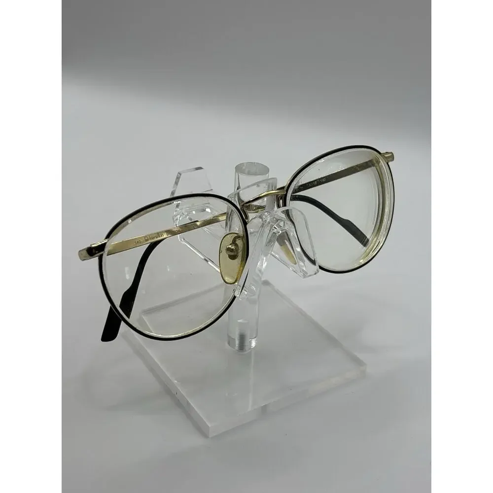 Benetton Boston Round Gold Eyeglass Frames Vintage 140 14